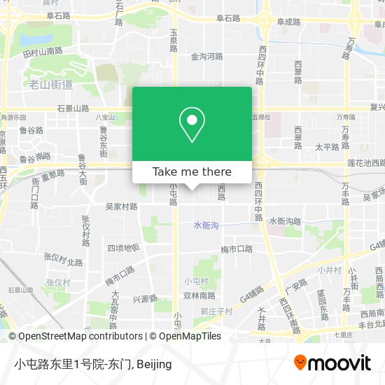 小屯路东里1号院-东门 map