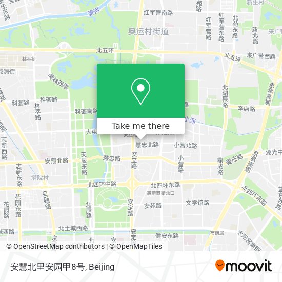 安慧北里安园甲8号 map