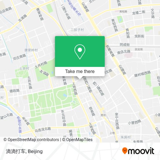 滴滴打车 map