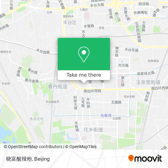 晓富酸辣粉 map