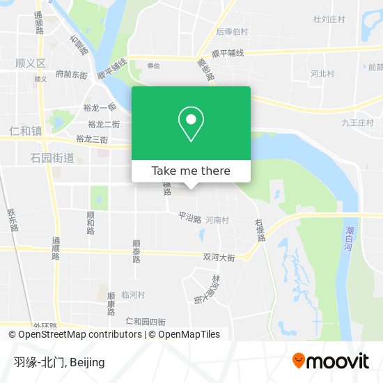 羽缘-北门 map