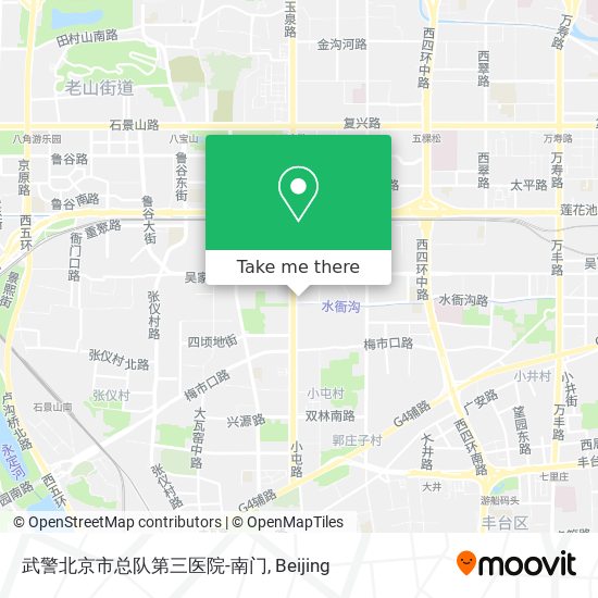 武警北京市总队第三医院-南门 map