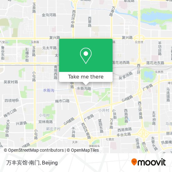 万丰宾馆-南门 map