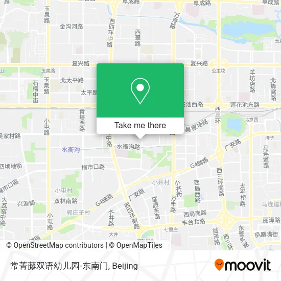 常菁藤双语幼儿园-东南门 map