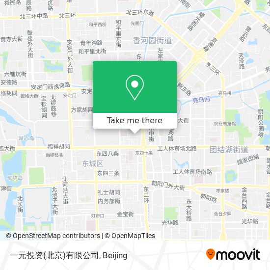 一元投资(北京)有限公司 map