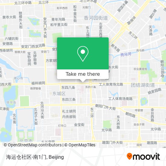 海运仓社区-南1门 map