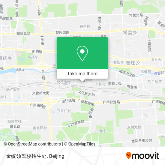 金统领驾校招生处 map