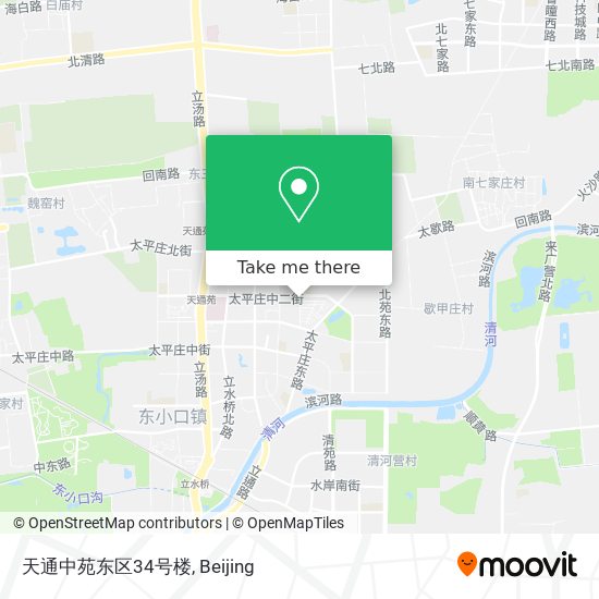 天通中苑东区34号楼 map