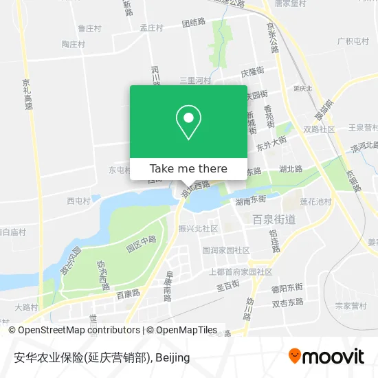 安华农业保险(延庆营销部) map