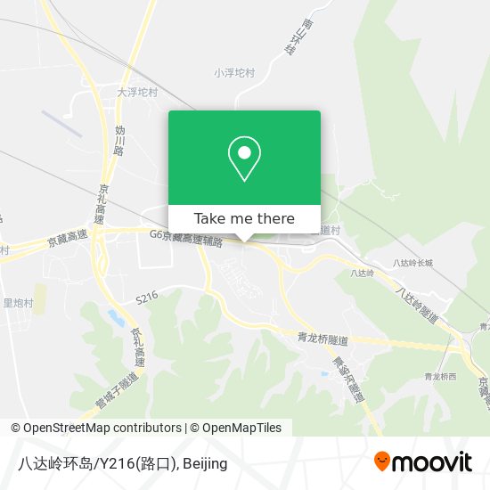 八达岭环岛/Y216(路口) map