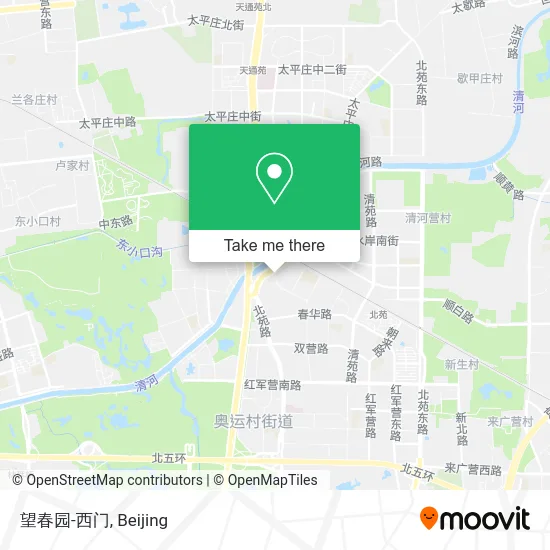 望春园-西门 map