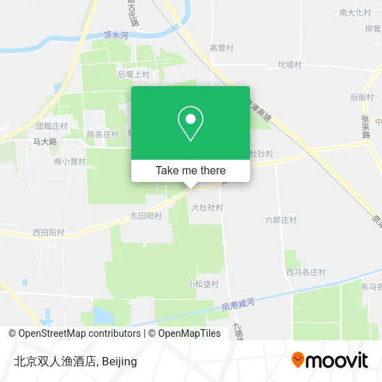 北京双人渔酒店 map