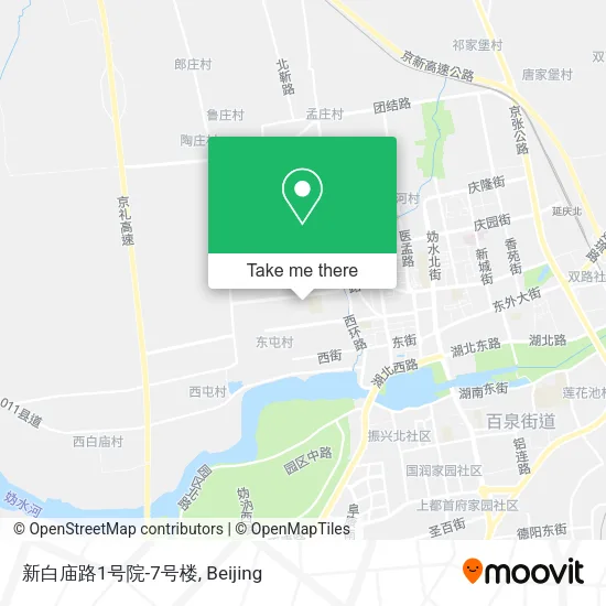新白庙路1号院-7号楼 map
