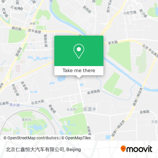 北京仁鑫恒大汽车有限公司 map