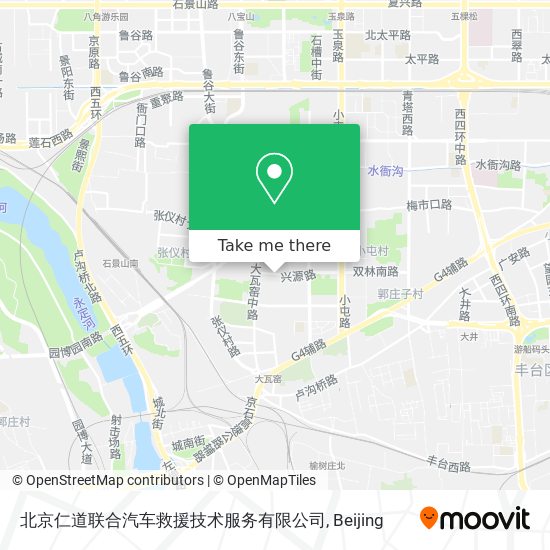 北京仁道联合汽车救援技术服务有限公司 map