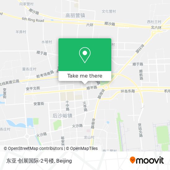 东亚·创展国际-2号楼 map