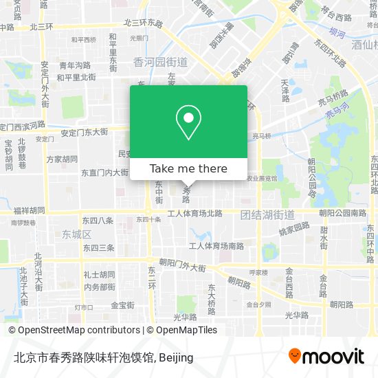 北京市春秀路陕味轩泡馍馆 map