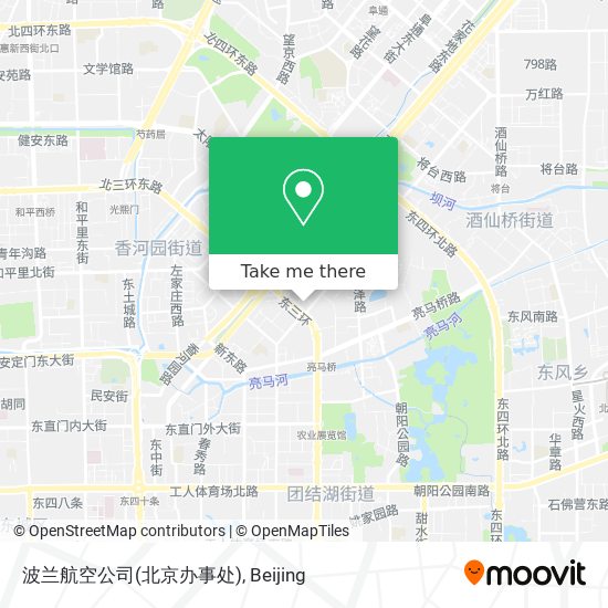 波兰航空公司(北京办事处) map