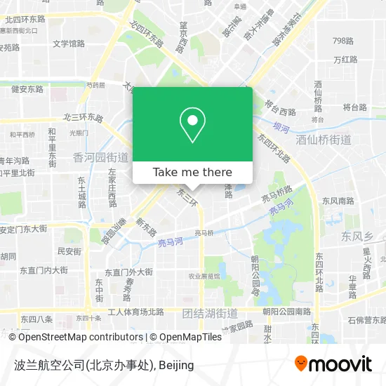 波兰航空公司(北京办事处) map