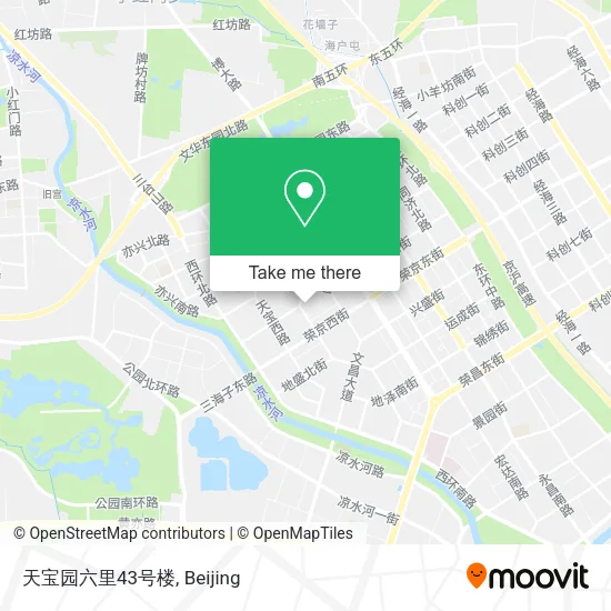天宝园六里43号楼 map
