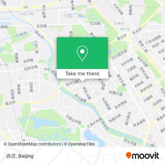 亦庄 map