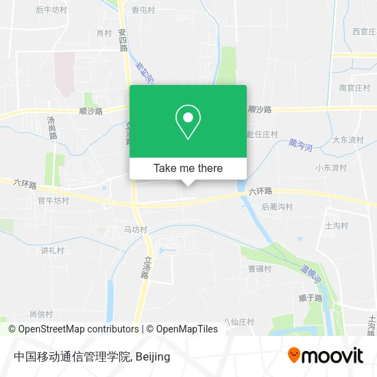 中国移动通信管理学院 map