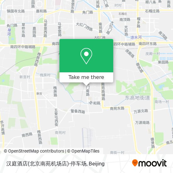 汉庭酒店(北京南苑机场店)-停车场 map