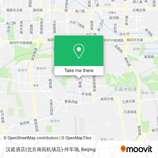汉庭酒店(北京南苑机场店)-停车场 map