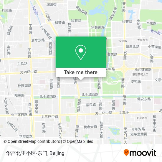 华严北里小区-东门 map
