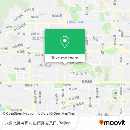 八角北路与田村山南路交叉口 map