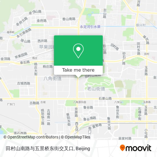 田村山南路与五景桥东街交叉口 map