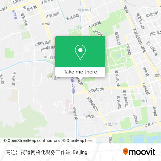 马连洼街道网格化警务工作站 map