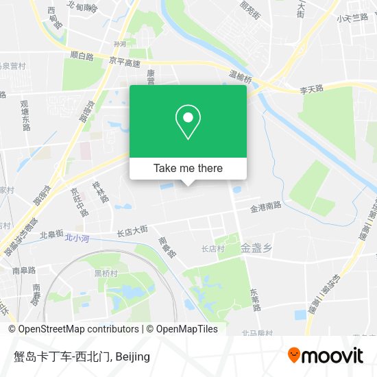 蟹岛卡丁车-西北门 map