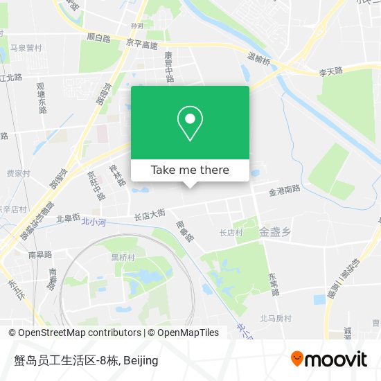 蟹岛员工生活区-8栋 map