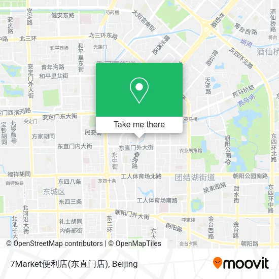 7Market便利店(东直门店) map