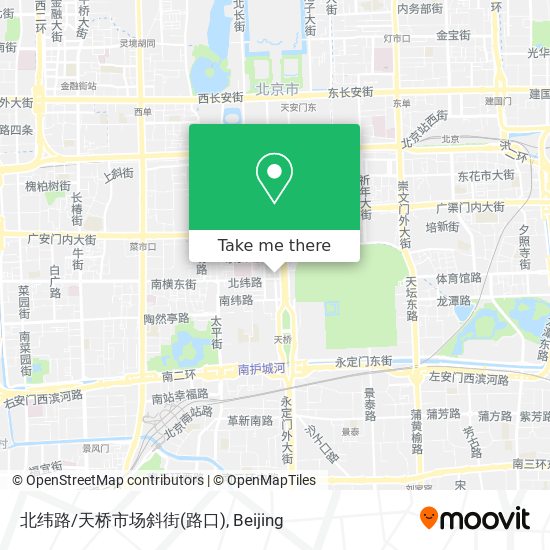 北纬路/天桥市场斜街(路口) map