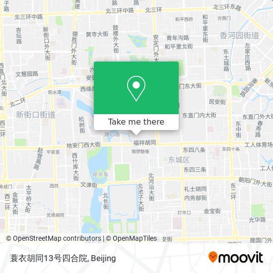 蓑衣胡同13号四合院 map