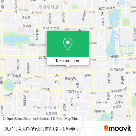复兴门南大街/西便门东街(路口) map