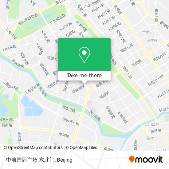 中航国际广场-东北门 map