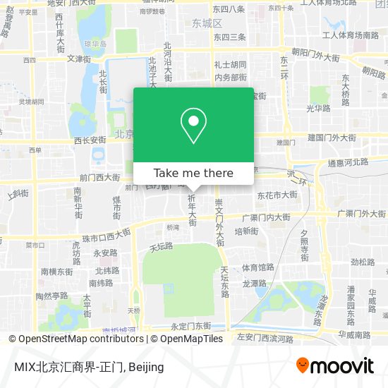 MIX北京汇商界-正门 map