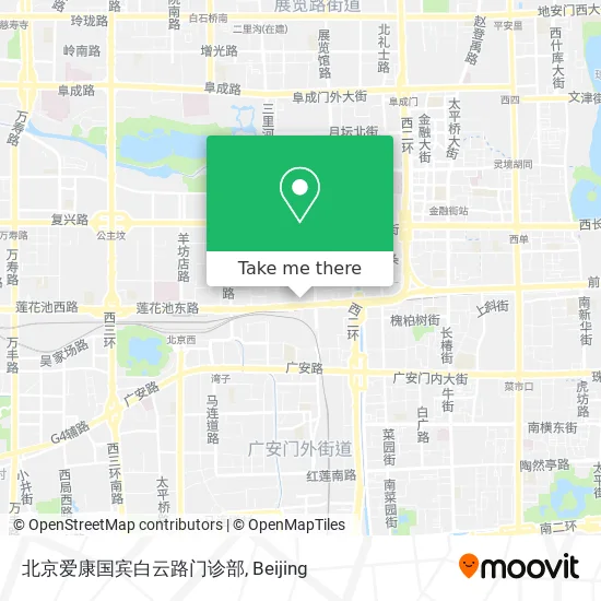 北京爱康国宾白云路门诊部 map