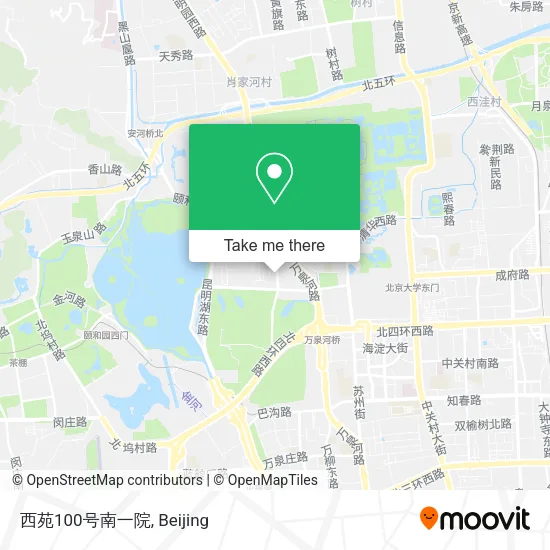 西苑100号南一院 map