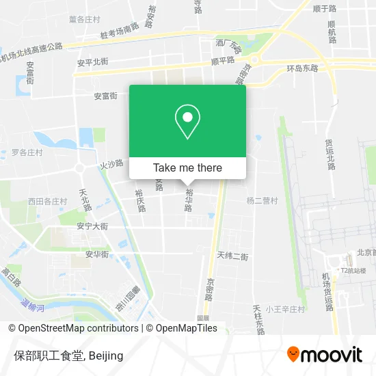 保部职工食堂 map
