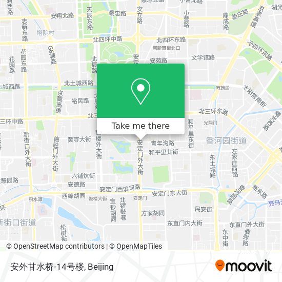 安外甘水桥-14号楼 map