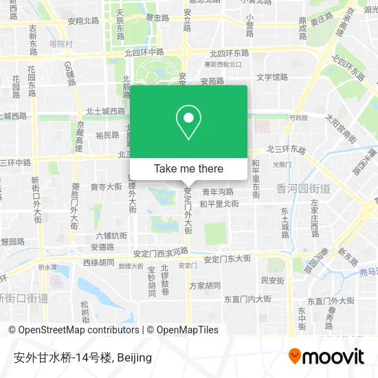 安外甘水桥-14号楼 map