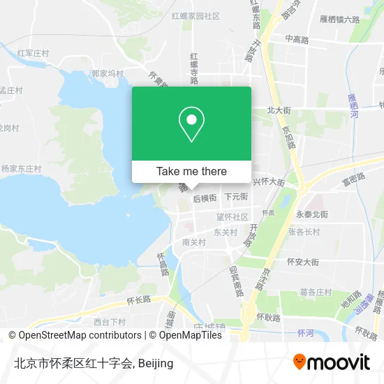 北京市怀柔区红十字会 map