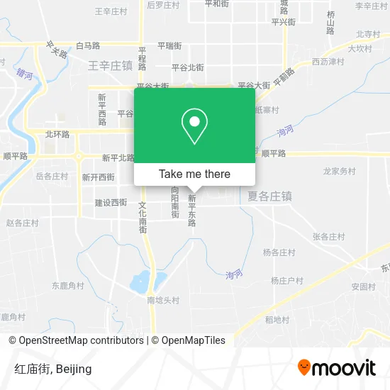 红庙街 map
