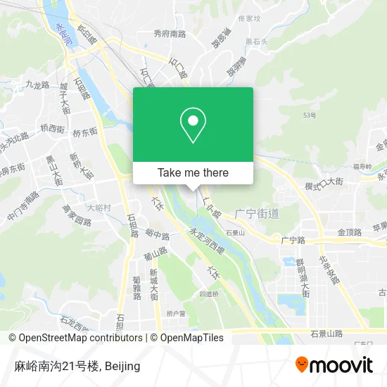 麻峪南沟21号楼 map