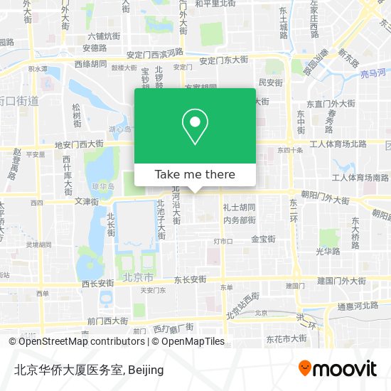 北京华侨大厦医务室 map