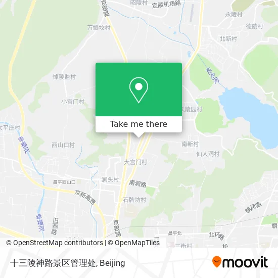 十三陵神路景区管理处 map